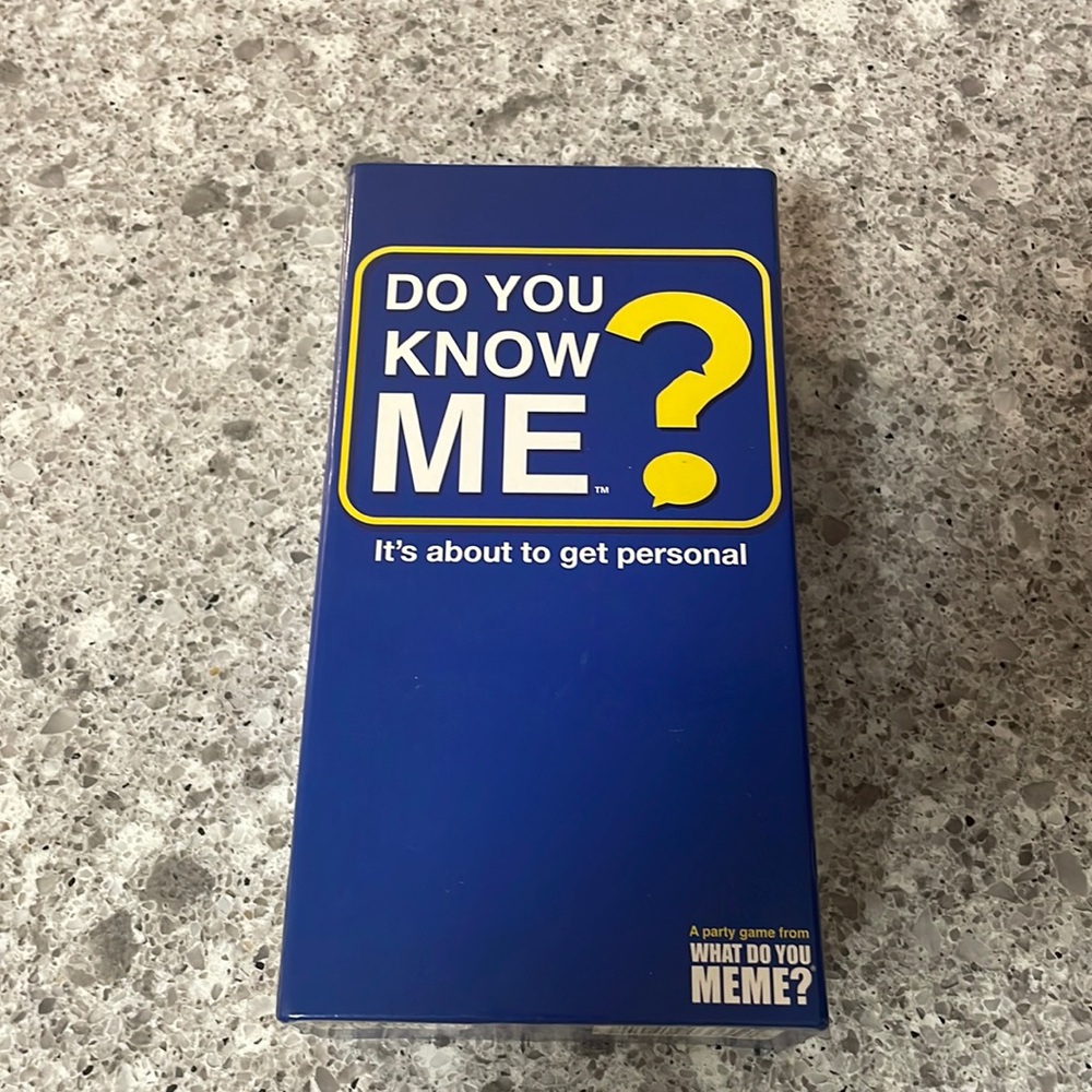 Do you know me card game